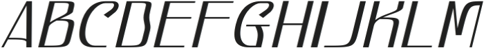 Hautte Thin Italic Expanded otf (100) Font UPPERCASE