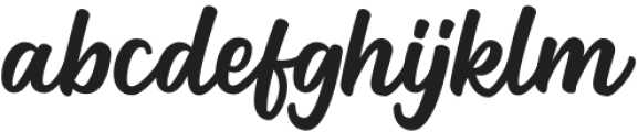 Havania Regular otf (400) Font LOWERCASE