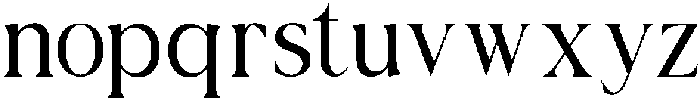 Haven Kindred Regular otf (400) Font LOWERCASE
