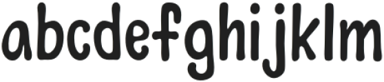 Havenhand Regular otf (400) Font LOWERCASE