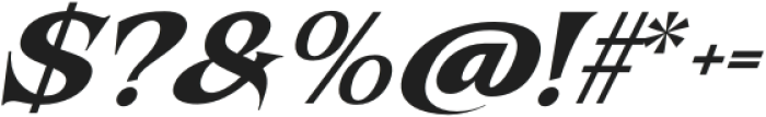 Havox Vintage Italic otf (400) Font OTHER CHARS