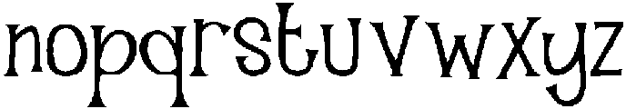 Hawkins-Regular otf (400) Font LOWERCASE