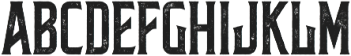 Hawlers Four Rough ttf (400) Font LOWERCASE