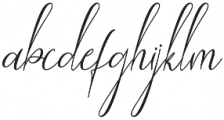 Haxaface Script Regular otf (400) Font LOWERCASE