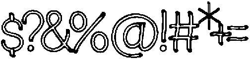 Haxevo ttf (400) Font OTHER CHARS