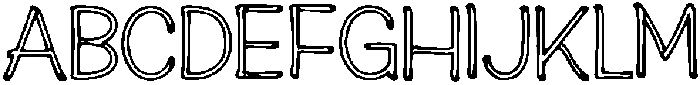 Haxevo ttf (400) Font UPPERCASE