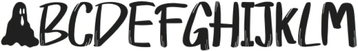 Hay Ghost otf (400) Font LOWERCASE