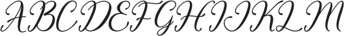 Hay Santa Italic otf (400) Font UPPERCASE