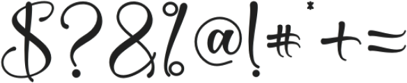 Hay Santa otf (400) Font OTHER CHARS