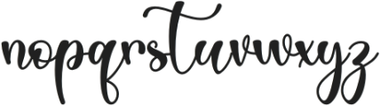 Hay Santa otf (400) Font LOWERCASE
