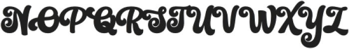 Haya Regular otf (400) Font UPPERCASE