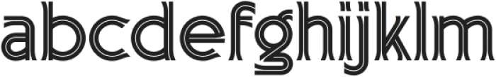 Hayatica Regular otf (400) Font LOWERCASE