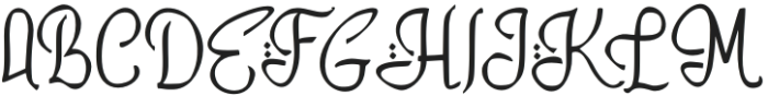 Hayatun otf (400) Font UPPERCASE