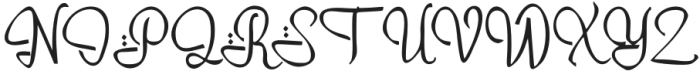 Hayatun otf (400) Font UPPERCASE