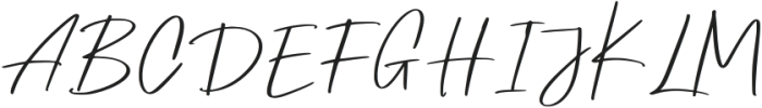 Hayira Signature Regular otf (400) Font UPPERCASE