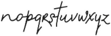 Hayley Signature otf (400) Font LOWERCASE