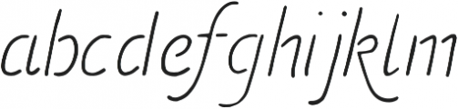 Hayrah Script Regular otf (400) Font LOWERCASE