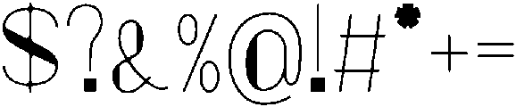 Hazel otf (400) Font OTHER CHARS