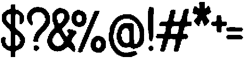 Hazoda ttf (400) Font OTHER CHARS