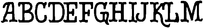 Hazoda ttf (400) Font UPPERCASE
