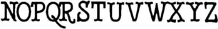 Hazoda ttf (400) Font UPPERCASE