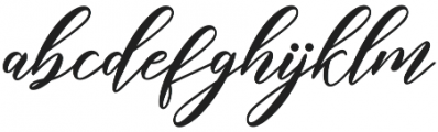 halley Regular otf (400) Font LOWERCASE