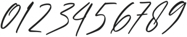 hand script Italic otf (400) Font OTHER CHARS