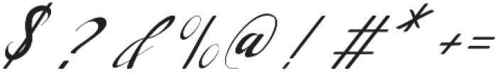 handlove script otf (400) Font OTHER CHARS