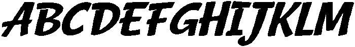 happy Crumbs Slant otf (400) Font UPPERCASE