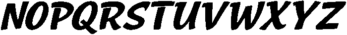 happy Crumbs Slant otf (400) Font UPPERCASE