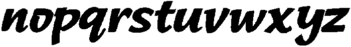 happy Crumbs Slant otf (400) Font LOWERCASE
