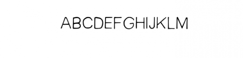 HabelRegular.otf Font UPPERCASE