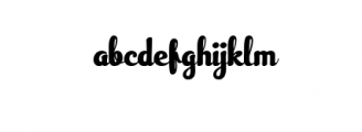 Hafizah Font LOWERCASE