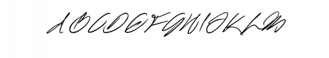 Hairstroke Script.woff Font UPPERCASE