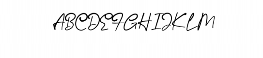 Hallo Schatz Script.otf Font UPPERCASE