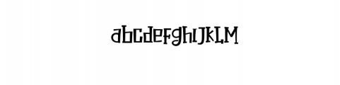 Halloween Secret.ttf Font LOWERCASE