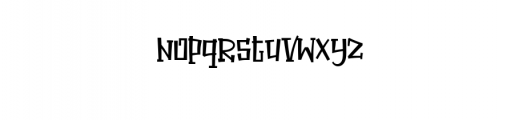 Halloween Secret.ttf Font LOWERCASE