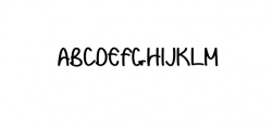 HambuRadul-Regular.ttf Font UPPERCASE