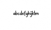 HambuRadul-Regular.ttf Font LOWERCASE