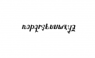 Hanaka-Bold.ttf Font LOWERCASE
