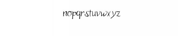 Hand Written Font Never Neverland Font LOWERCASE