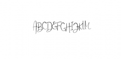 Handroberrg.otf Font UPPERCASE