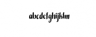 Handwritten Bold.otf Font LOWERCASE