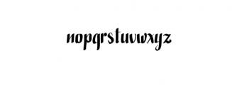 Handwritten Bold.otf Font LOWERCASE