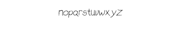 Handwritten Font Bad Student Font LOWERCASE