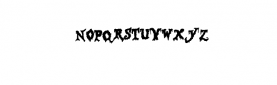 Happy Halloween Font LOWERCASE