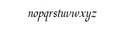 Hargalia.otf Font LOWERCASE