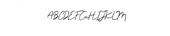 HasitaHillary-Brush.otf Font UPPERCASE