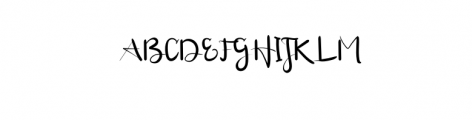 HazelnutSmooth-Handwriting.otf Font UPPERCASE