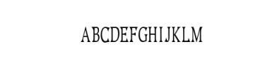hallows Font LOWERCASE